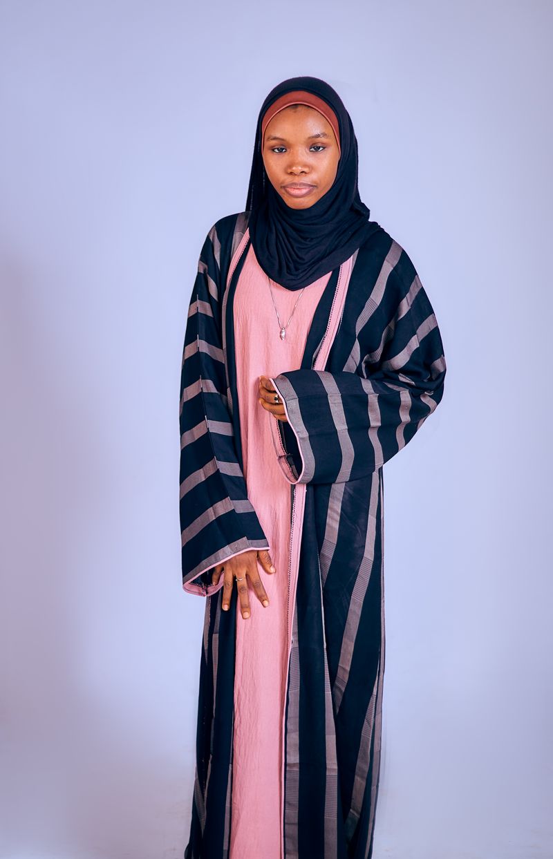 Gamis Kotak-Kotak Nour