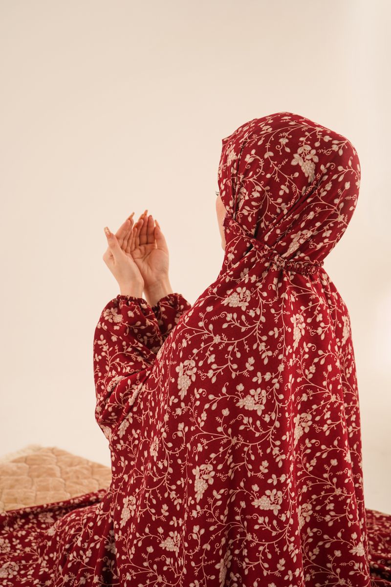 Tampak Belakang Gamis Brokat Eid Zara